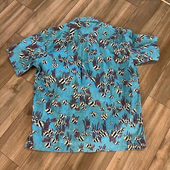 Cooke Blue Fish Casual Hawaiian Shirt‎ Men XXL Bin I-30 - NWT - Picture 7 of 7